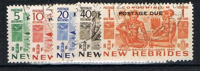 Image of New Hebrides/Vanuatu-English Issues D11/5 FU